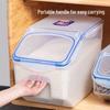 12L Rice & Flour Storage Container with Wheels