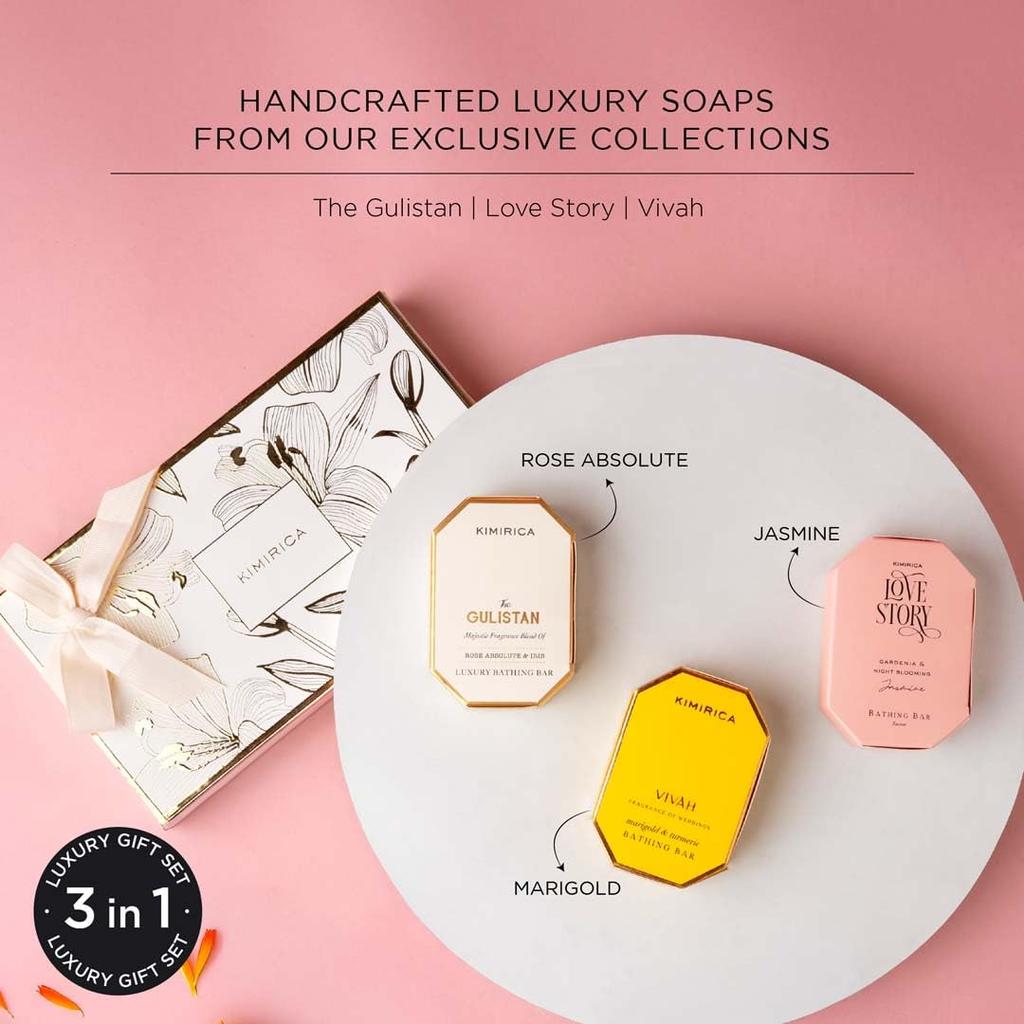 Kimirica Luxury Soap Set of 3 Gift Set