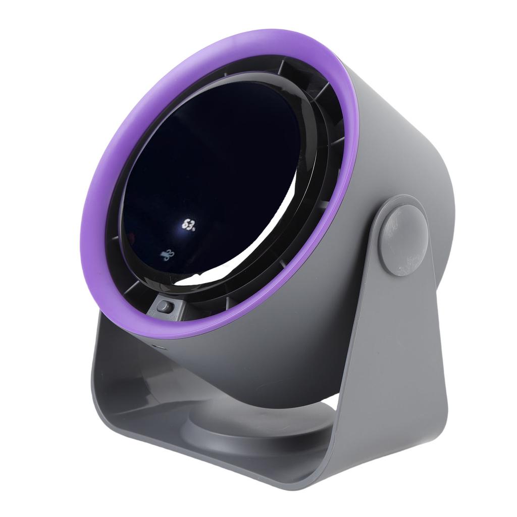 Desk Fan Quiet Digital Display 100 Speeds 3000mAh Battery Operated Rechargeable USB Desk Fan for Office Bedroom Travel