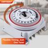GT01 24 Hour Mechanical Timer Switch Socket 15 Minute to 24 Hour Programmable Mechanical Timer Outlet Home Appliance Use3