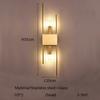 LED Stainless Steel Beveled Glass Wall Sconce for Hallway, Study and Bedroom Home Decor, Bedside Lamps, Decorative Lamps