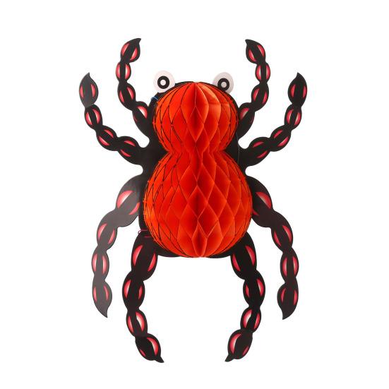 Honeycomb Halloween Hanging Decorations Ghost Spider Pumpkin Witch Bat Paper Honeycomb Centerpieces for Indoor Window Haunted House Decor