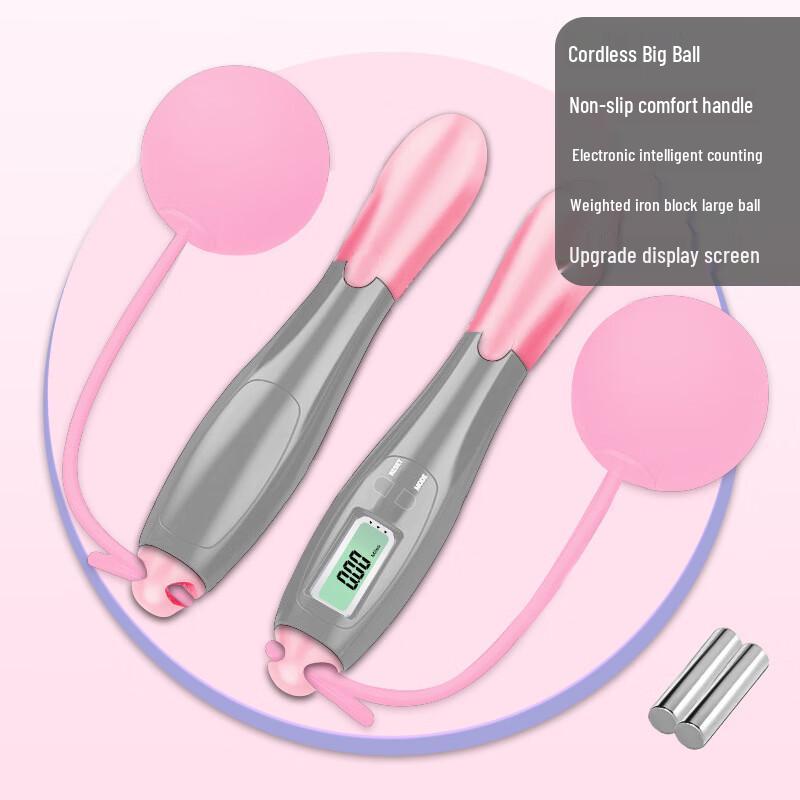 Adjustable Cordless Jump Rope with Counter