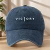 Victory printed baseball cap for both men and women, adjustable daily casual commuting duckbill cap