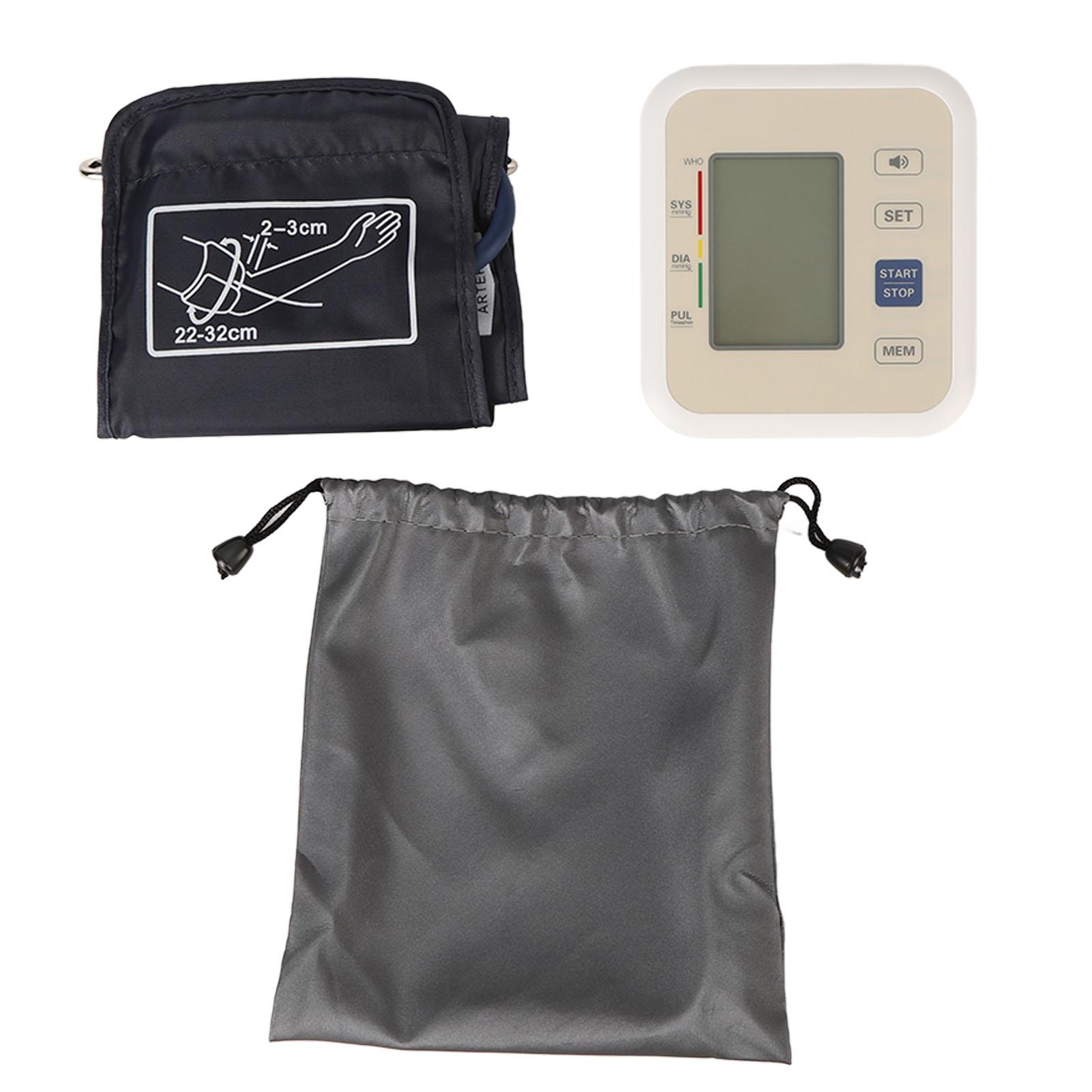 

Upper Arm Blood Pressure Monitor LED Display Automatic Inflating Deflating Blood Pressure Measuring Instrument Chinese