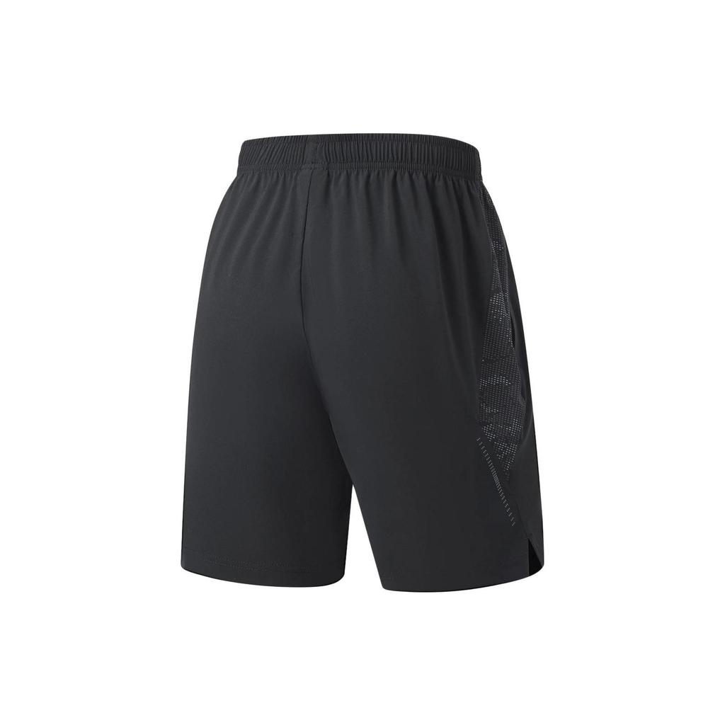 Li Ning Running Series Solid Color Quick Dry Cool Sports Shorts Men Shorts Black AKST477-2