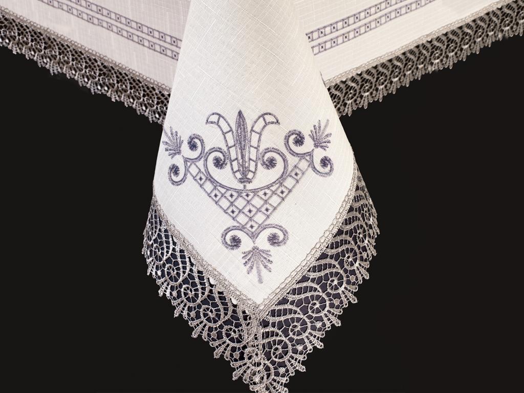 Gipiurowy obrus Lale z nadrukiem Es