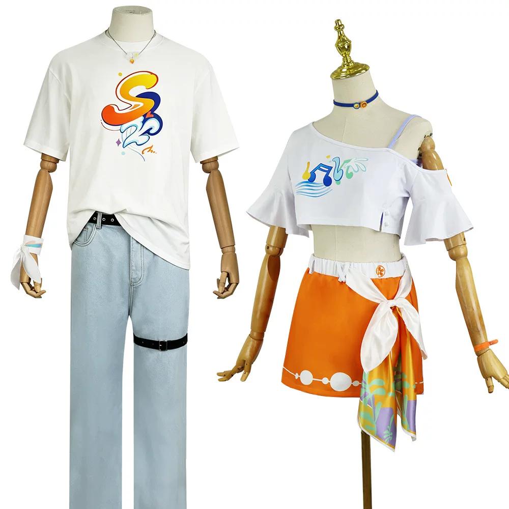 Honkai Star Rail Sunday & Robin Fanta Collab Cosplay Costume