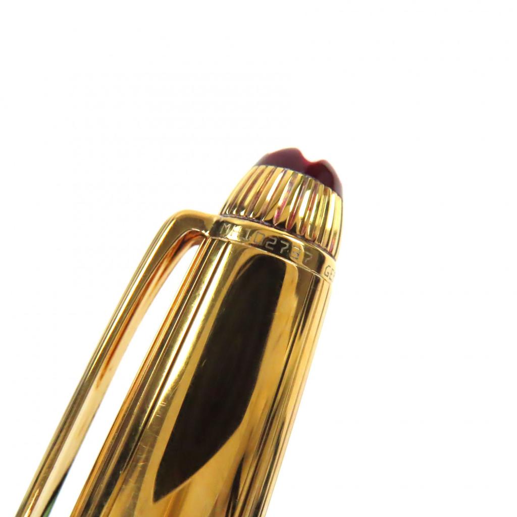 Great MONTBLANC Ballpoint pen Meisterstück Classic Solitaire Due Vermeil 925 Used
