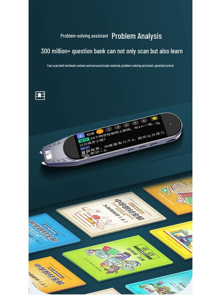 5G Multi-Subject Learning Pen: Universal Scan, Translation & Reading Tool for Kids