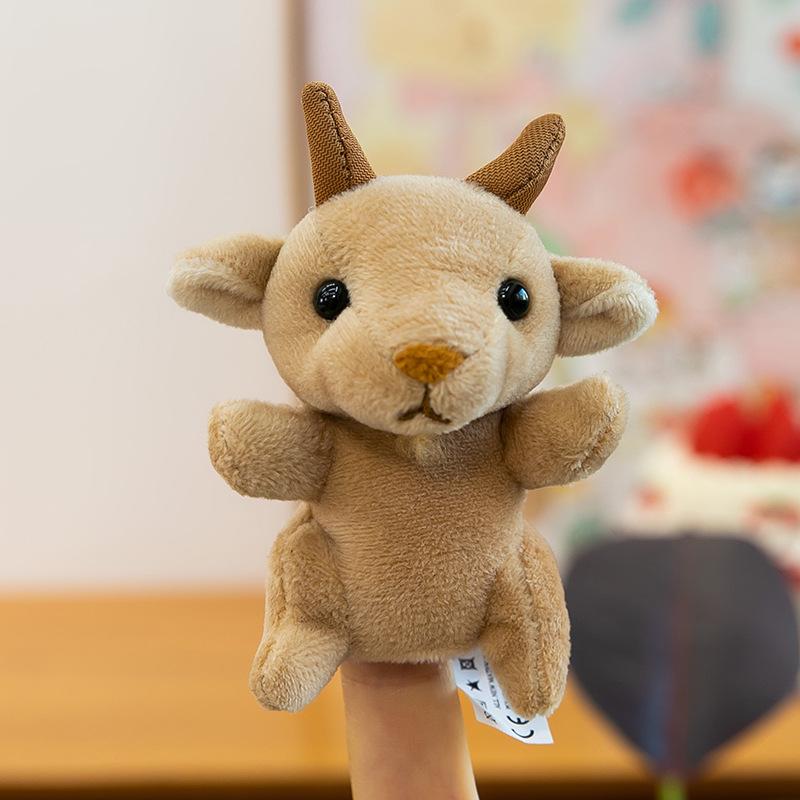 Cartoon Animal Finger Puppet Set: Plush Toy for Parent-Child Interaction & Storytelling