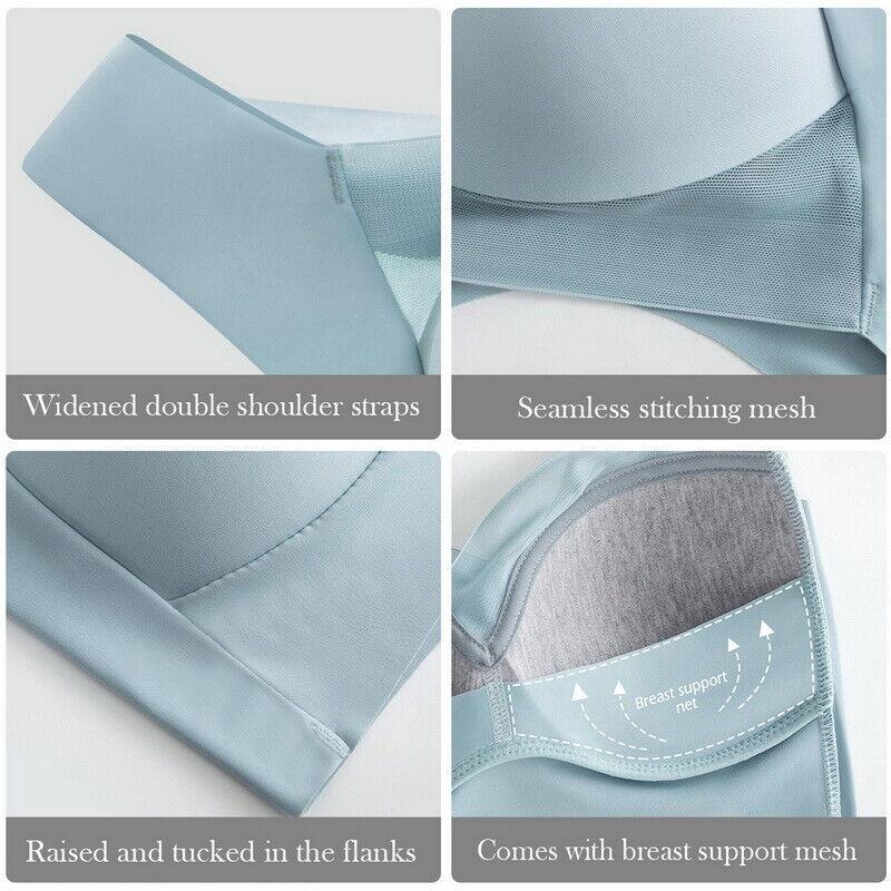 Pohodlná dámska bezšvová push up podprsenka Stretch Pohodlná tvarovaná vesta Crop Top Šport