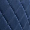 Louise UPHOLSTERED CHAIR, BLUE, METAL LEGS