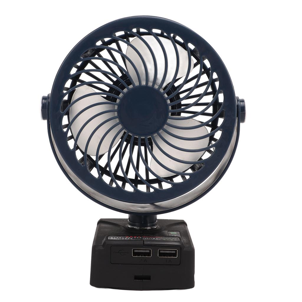 5in Cordless Fan Rechargeable Desk Fan Battery Powered Small Electric Fan with 2 USB Charging Ports