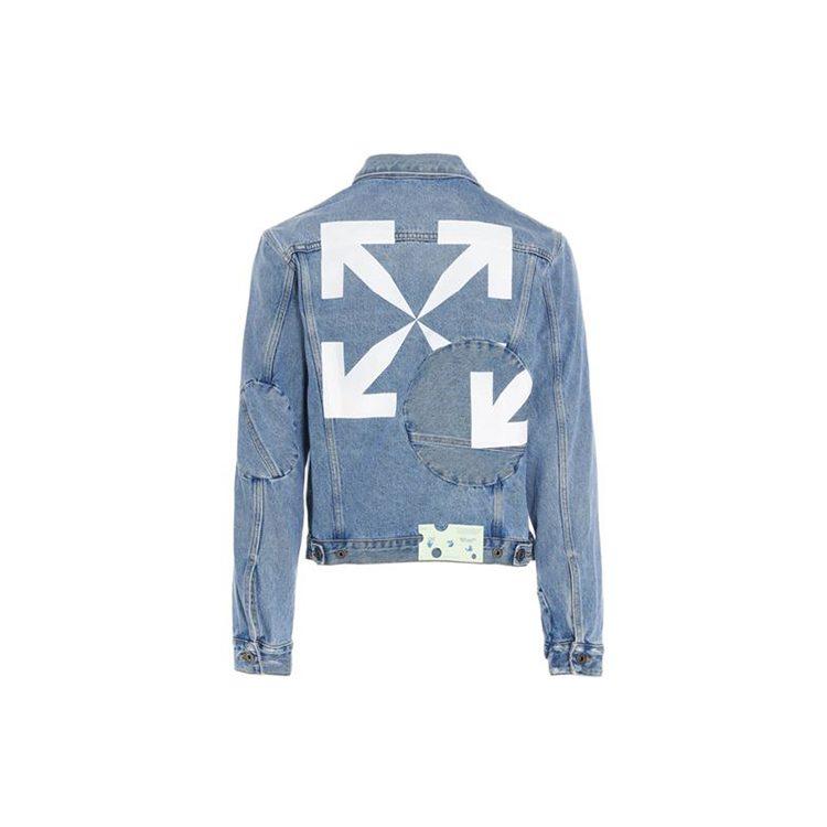 Off-White Giacca di Jeans Arrow Twist '/' OMYE067R21DEN0024701