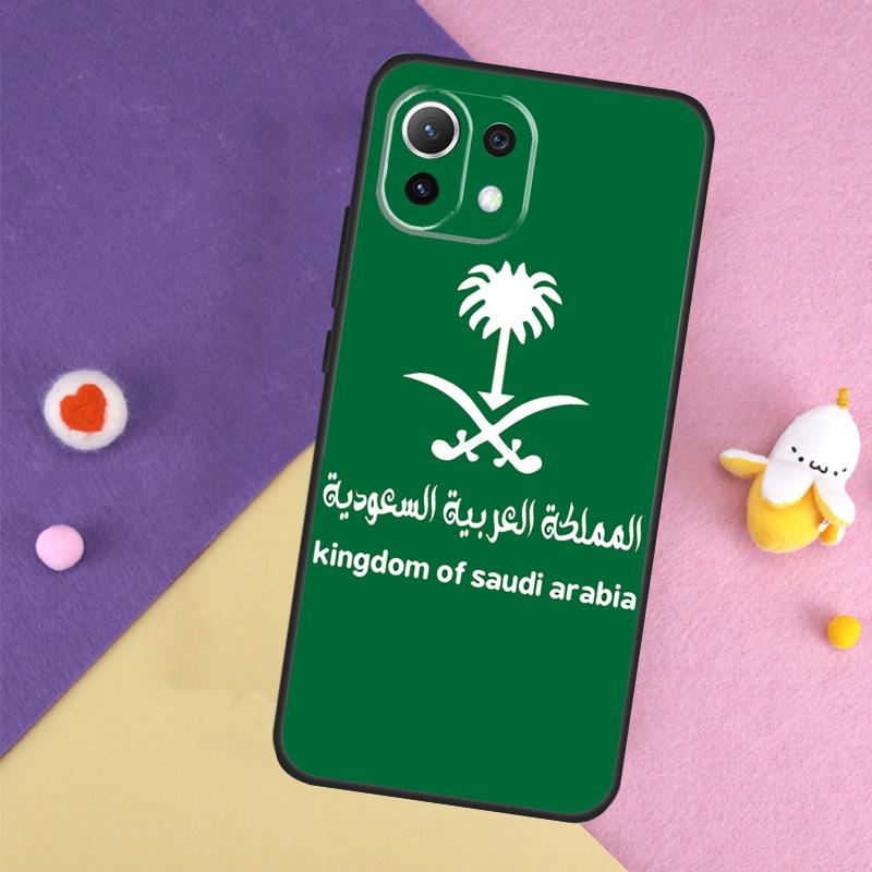Saudi Arabia Flag Case For Xiaomi 15 13 14 Ultra 14T 11T 12T 13T Pro POCO X7 Pro X3 X5 X6 F5 F6 M6 Pro Cover