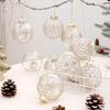 Shimmering Christmas Hanging Ornament Colorful Christmas Sphere Bauble for Indoor  Party Decoration