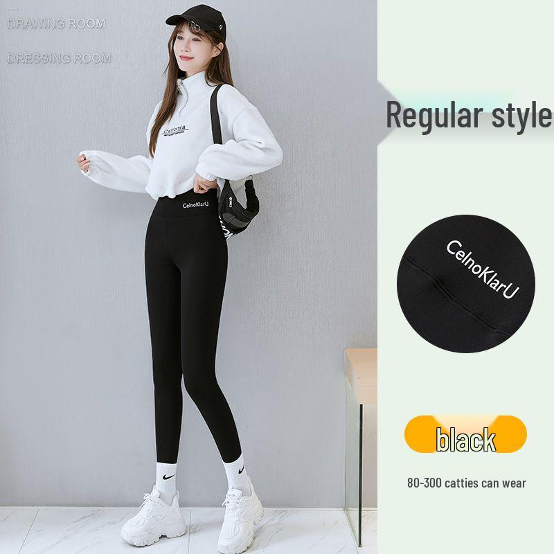 

Леггинсы больших размеров на флисовой подкладке: Брюки для йоги с высокой талией и контролем живота для женщин - Теплая осенне-зимняя верхняя одежда XL, 110-140 lbs