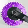 Motor Sprocket Heavy Duty Aluminum Alloy Chainring 40T To 58T Waterproof Rustproof Tooth Disc Replacement for Road Bike