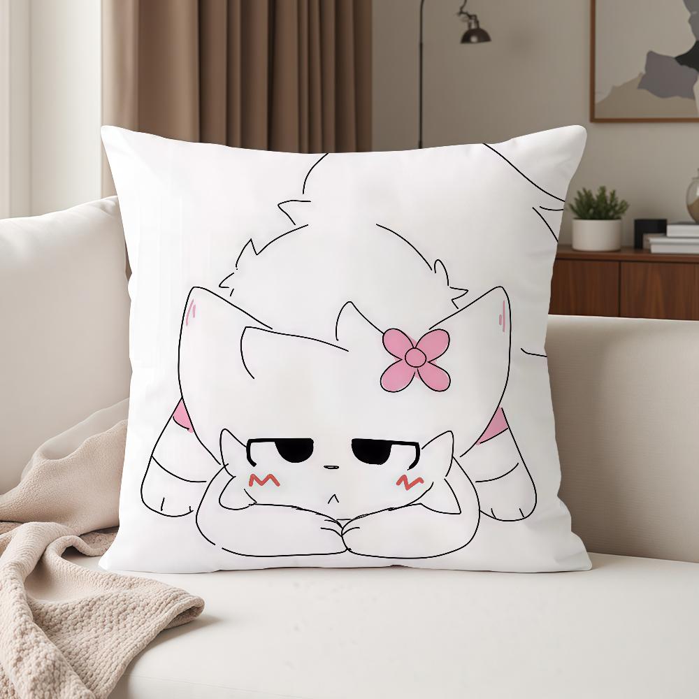 Boykisser Silly Cat Cute Pillow Case Suitable For Bedrooms Living Rooms Cars Home Decoration