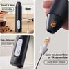 3-Speed Rechargeable Electric Milk Frother Double Whisk Handheld Coffee Foamer Drink Whisk for Lattes Matcha Hot Chocolate Egg