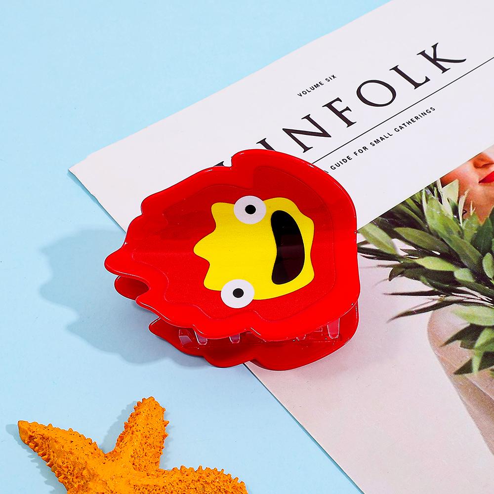 Cartoon Angry Little Lion Hair Clip Cute Unique Design Multi-Functional Hair Accessory to Attract Attention