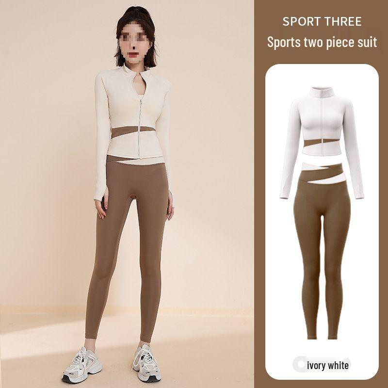 G5U Women's Sun Protection Yoga & Running Tracksuit Fitness Set