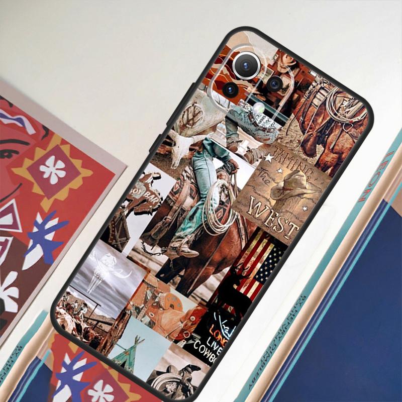 

Cowboy Cowgirl Howdy Western Boho For Xiaomi 14 15 Ultra 13T 14T 15T 17 Pro Max Case For POCO F8 Ultra X7 X5 X6 F5 F6 F7 Pro Xiaomi 17 Ultra