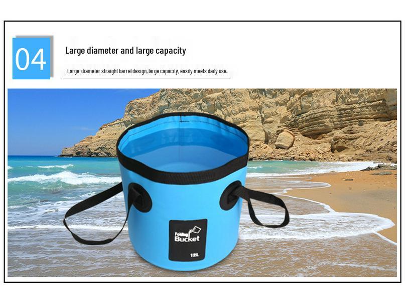Collapsible Outdoor Fishing and Car Wash Bucket