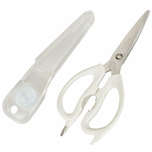Kai House Select DH7161 Kitchen Scissors, Disassembly, Magnetic, with Case, Made in Japan