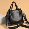 High-End Versatile Retro Women's Large Capacity Bucket Handbag - Winter Style Single Shoulder Crossbody