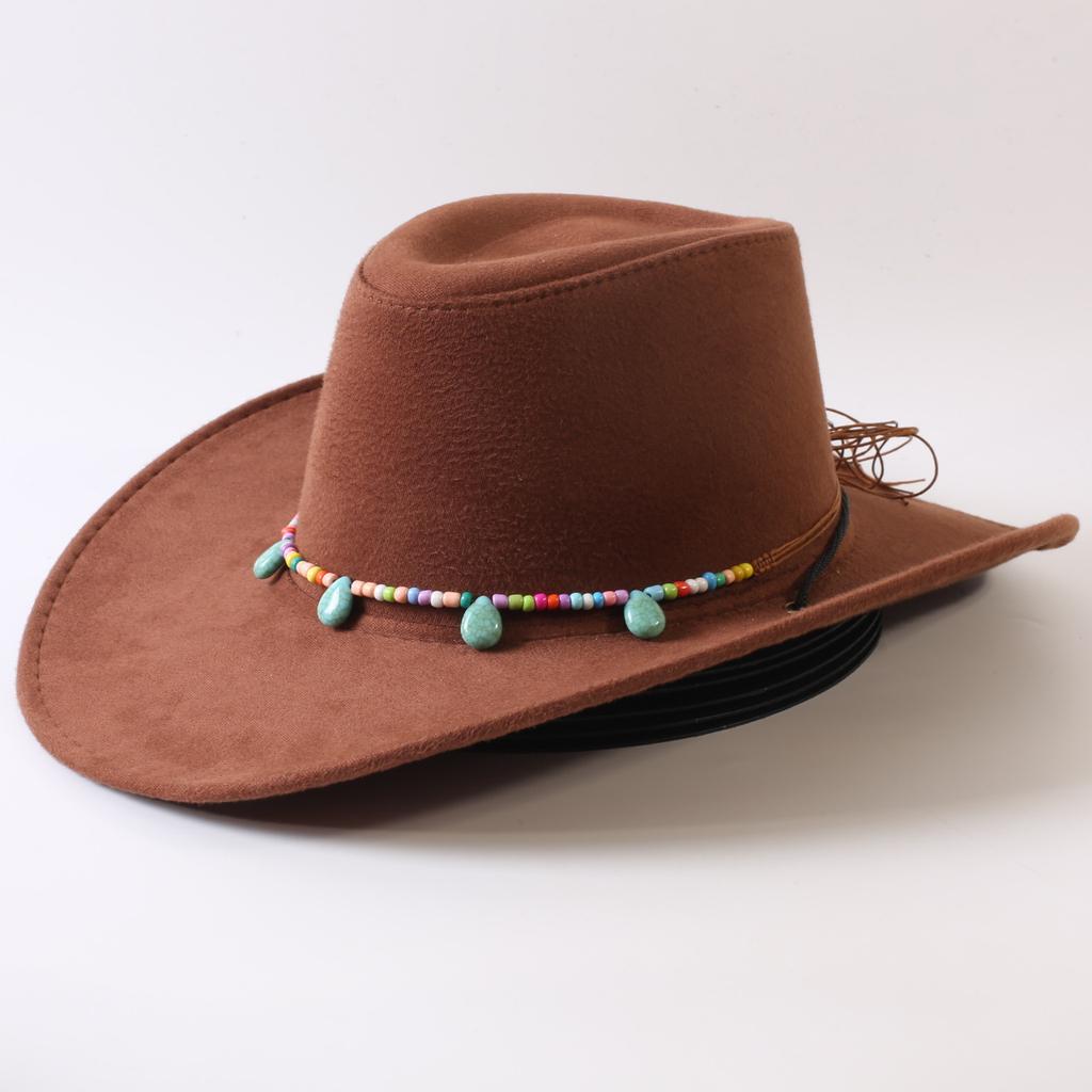 Popolare cappello western da cowboy a tesa larga classico europeo e americano per uomo e donna moda outdoor cappello da cowboy anti-sole cappello jazz