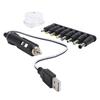 8Pcs Solar Panel Adapter Connector with Testing Line and Light Angle Meter A H Type Easy to Use for Car RV Golf Cart