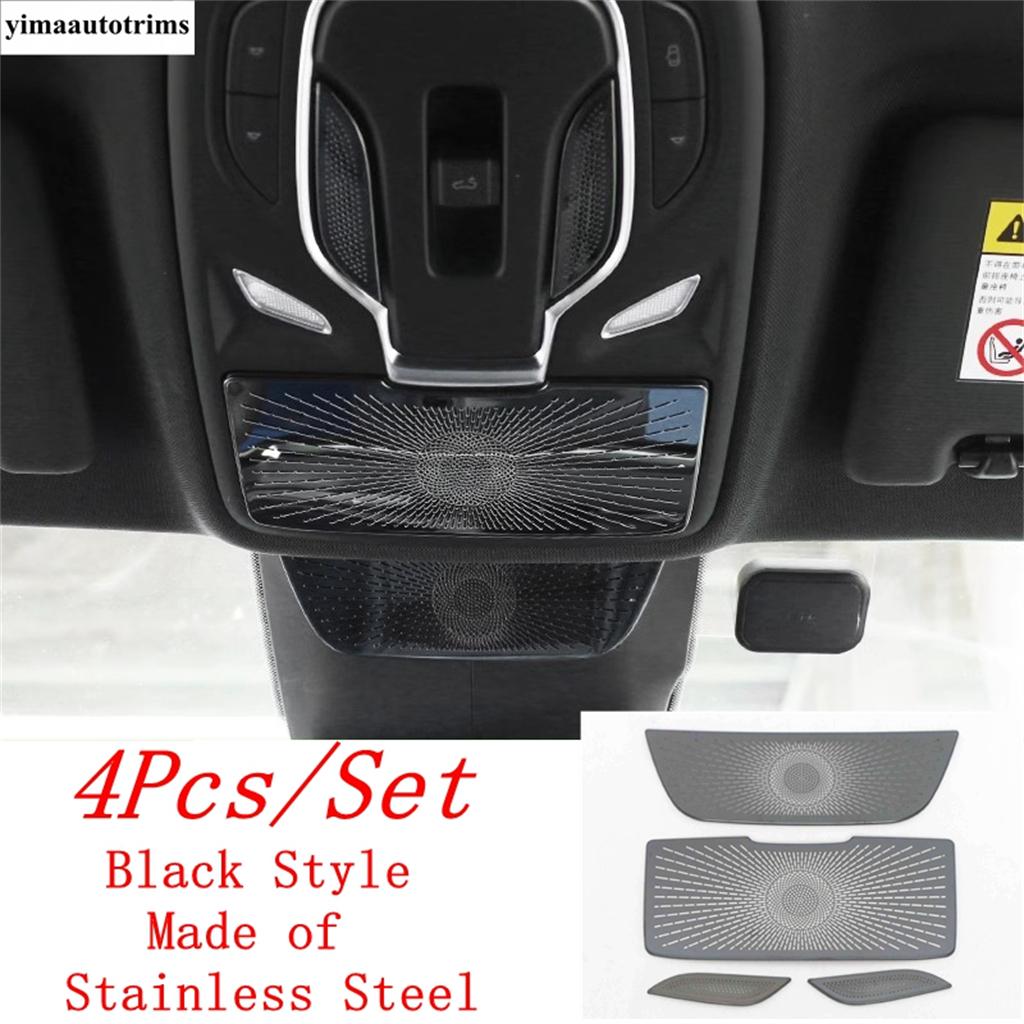 Roof Reading Lights Lamps Frame Panel Decoration Cover Trim Stainless Steel Accessories Interior Fit For MG 7 MG7 2024 2025