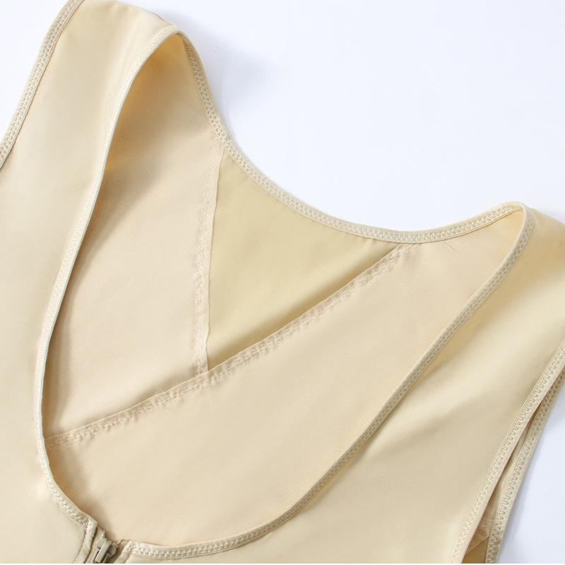 

Slim Men s Body Shaper: Chest & Tummy Control Sleeveless Fitness Vest XS бежевый