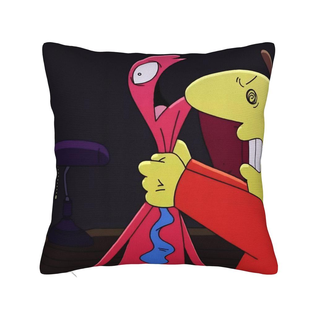 Smiling Friends Pim and Charlie Pillow Cover Printing Cushion Cover Decorative Throw Pillow Case Cover Home Multi-Size