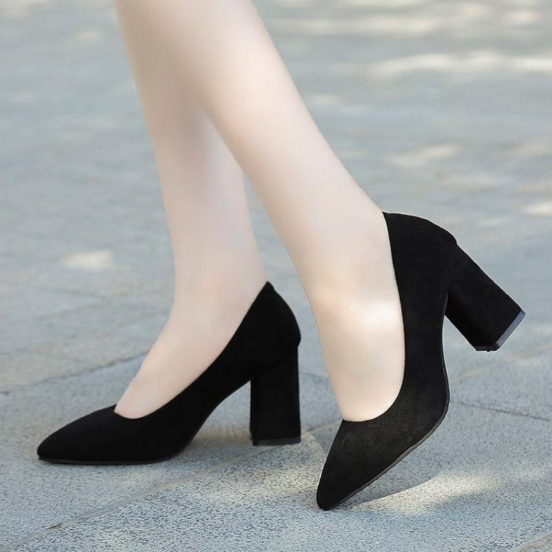 

Обувь больших размеров, Туфли-лодочки, Высокие каблуки, Женская обувь, Большая стопа 36 чёрный