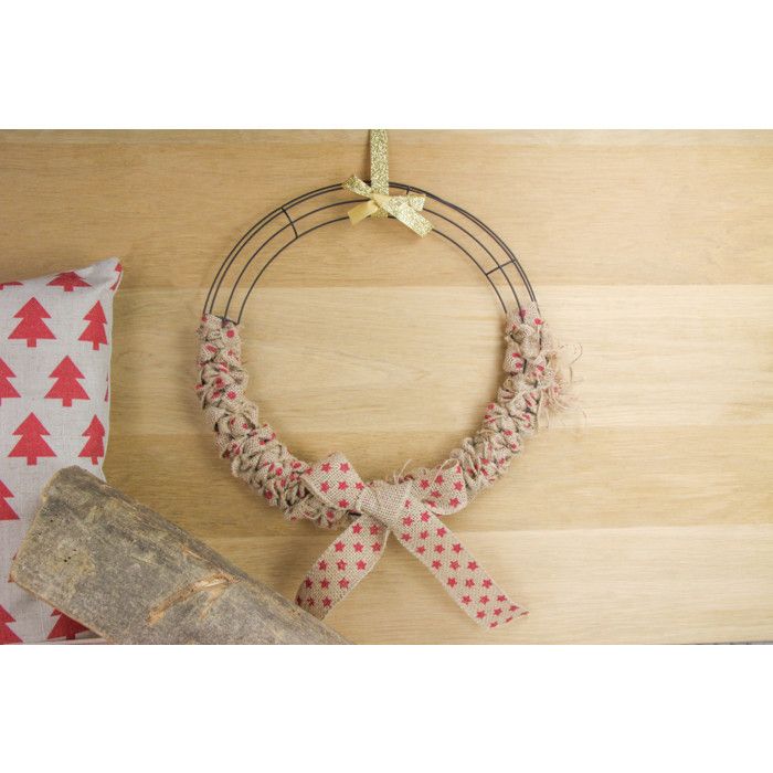 Metalowy stojak na wieniec świąteczny 30 cm