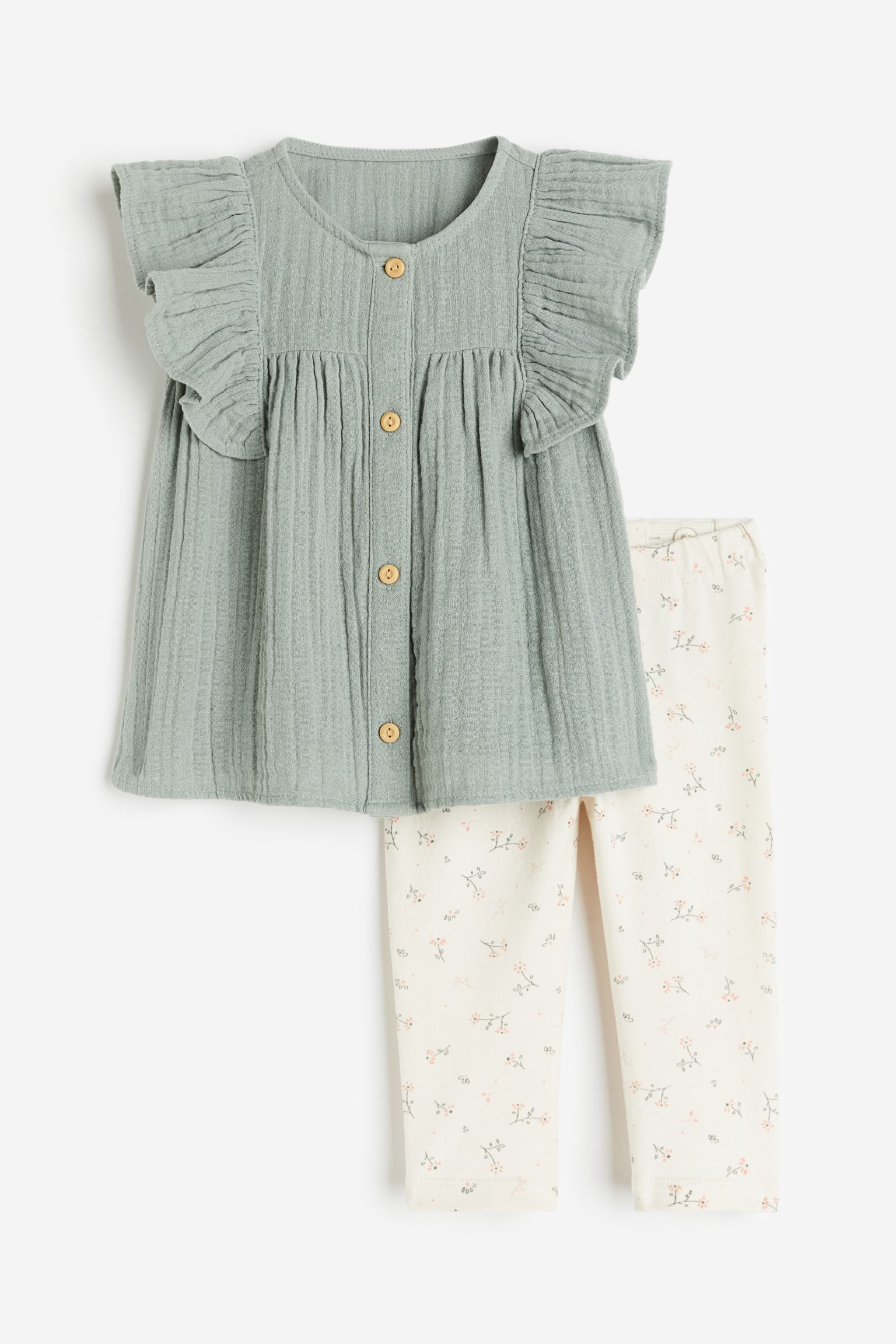 

Комплект из 2х блузки и леггинсов