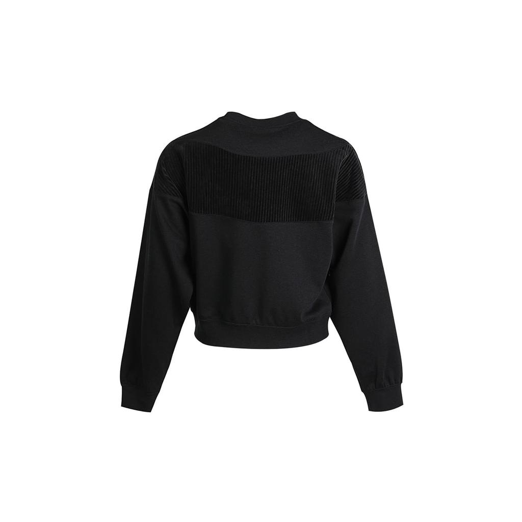 Nike Sweatshirts Women's Black Crew Neck Moderate Regular CZ1877-010