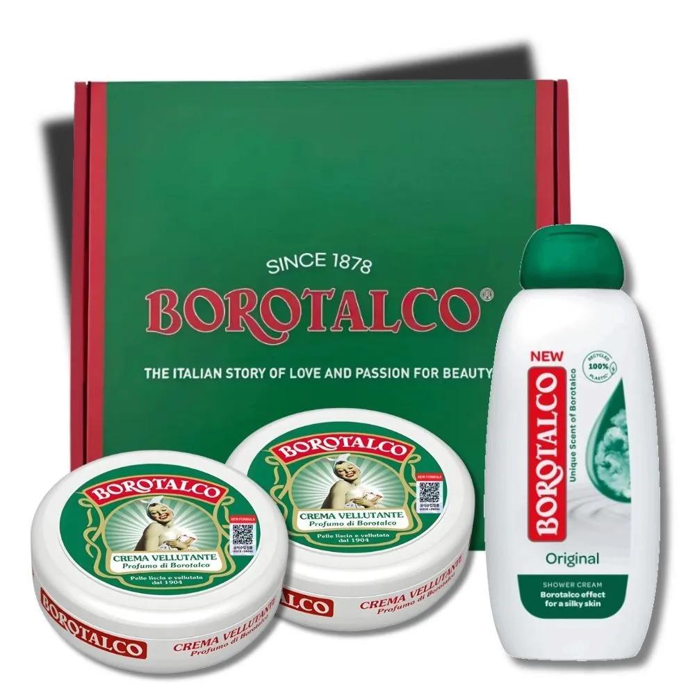 

[Package Set] BOROTALCO High-Moisture Body Cream Lotion 150ml x2 bottles + Body Wash 250ml 1 bottle