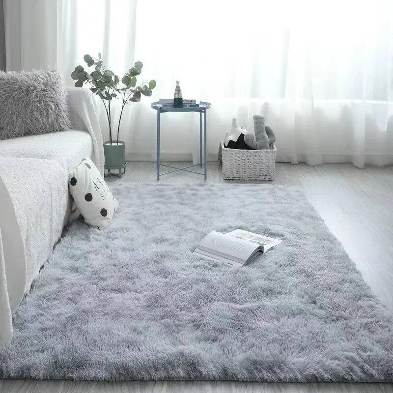 Fluffy Rugs Shaggy Bedroom Area Rugs Shaggy Non-Slip Rugs, Machine Washable Soft Shaggy Rugs Modern Soft Plush Rugs