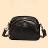Soft Leather Women's Bag, Simple and Large-capacity Multi-layer Single-shoulder Crossbody Bag, Trendy Middle-aged Mom's Bag