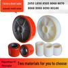 Pure White Nylon Forklift Wheel, Red PU Forklift Wheel & Trolley Wheels