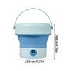Space Saving Foldable Miniature Dishwasher Small Dishwashing Machine for Small Kitchens Dishes and Vegetables Cleaner