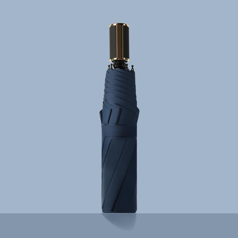 Luxury Fully Automatic Folding Umbrella for Women & Men - Sunshade, Sunscreen, and Business Advertising Parasol.