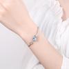 Moonstone Cat Bracelet 925 Sterling Silver Charm Bracelet &Bangle For Women Wedding Jewelry Sl305