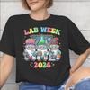 Printed Lab Crew Lab Week 2026 T Shirt for Unisex Unisex 100 Cotton Tshirts Short Sleeve Clothes