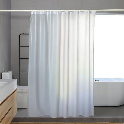 180*180cm Solid Color Modern Simple PEVA Bathroom Waterproof Mildew Proof Fabric Partition Curtain Shower Curtain Home Decor