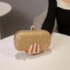 A New Versatile Dinner Bag with A Diamond Inlaid Bag with Evening Dress Banquet Bag with One Shoulder Crossbody Socialite Bag